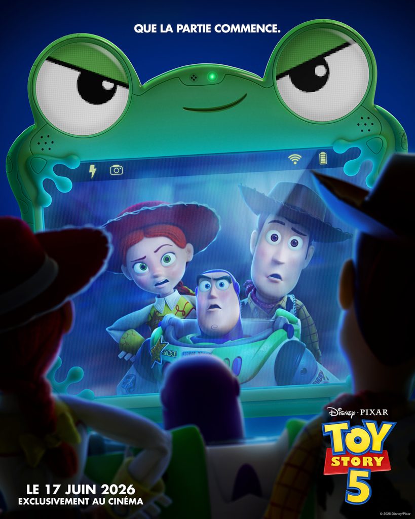 Quand les jouets rencontrent les écrans. Entrez dans une nouvelle ère avec Toy Story 5, au cinéma le 17 juin 2026.